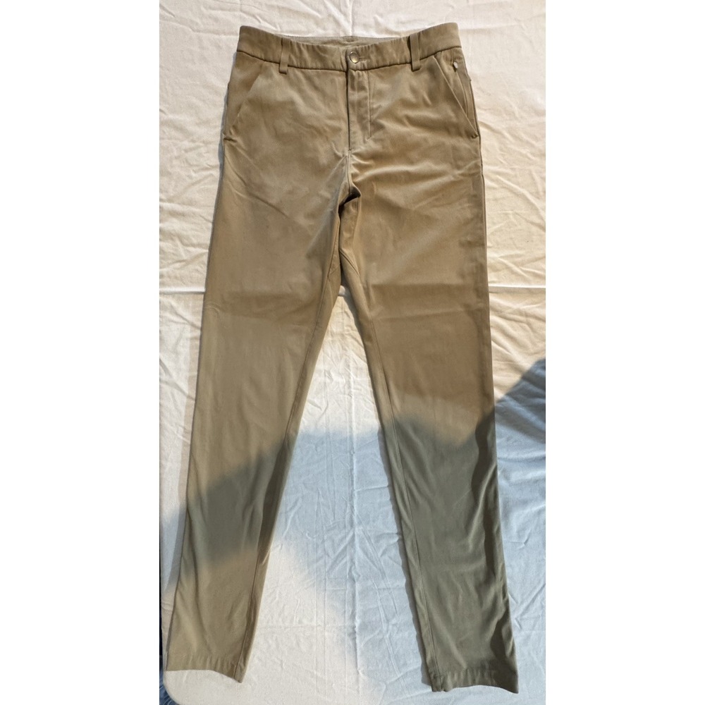 Lululemon ABC Classic Trouser Warpstreme  Men's Size 28 Inseam 34 Tan